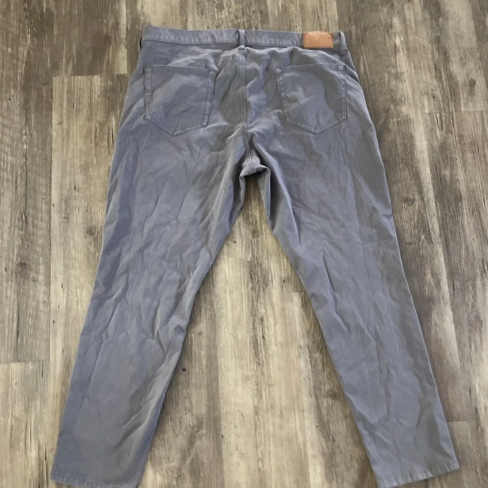 Lucky Brand Pants Mens 42x30 Gray Chino Straight Five Pocket Stretch